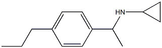 N-[1-(4-propylphenyl)ethyl]cyclopropanamine 구조식 이미지