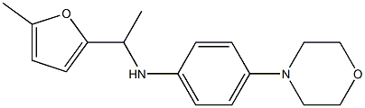 N-[1-(5-methylfuran-2-yl)ethyl]-4-(morpholin-4-yl)aniline Structure