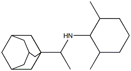 N-[1-(adamantan-1-yl)ethyl]-2,6-dimethylcyclohexan-1-amine Structure