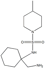 N-[1-(aminomethyl)cyclohexyl]-4-methylpiperidine-1-sulfonamide 구조식 이미지