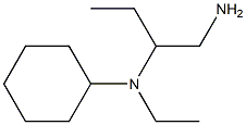 N-[1-(aminomethyl)propyl]-N-cyclohexyl-N-ethylamine Structure