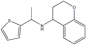 N-[1-(thiophen-2-yl)ethyl]-3,4-dihydro-2H-1-benzopyran-4-amine Structure