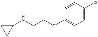 N-[2-(4-chlorophenoxy)ethyl]cyclopropanamine 구조식 이미지