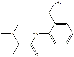 N-[2-(aminomethyl)phenyl]-2-(dimethylamino)propanamide 구조식 이미지