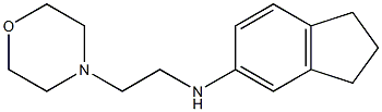 N-[2-(morpholin-4-yl)ethyl]-2,3-dihydro-1H-inden-5-amine Structure