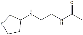 N-[2-(thiolan-3-ylamino)ethyl]acetamide Structure