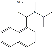 N-[2-amino-1-(1-naphthyl)ethyl]-N-isopropyl-N-methylamine 구조식 이미지