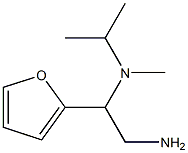 N-[2-amino-1-(2-furyl)ethyl]-N-isopropyl-N-methylamine 구조식 이미지