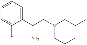 N-[2-amino-2-(2-fluorophenyl)ethyl]-N,N-dipropylamine 구조식 이미지