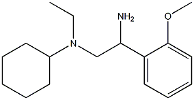 N-[2-amino-2-(2-methoxyphenyl)ethyl]-N-cyclohexyl-N-ethylamine 구조식 이미지