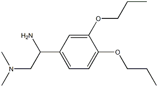 N-[2-amino-2-(3,4-dipropoxyphenyl)ethyl]-N,N-dimethylamine Structure