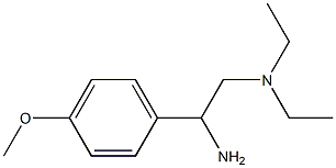 N-[2-amino-2-(4-methoxyphenyl)ethyl]-N,N-diethylamine 구조식 이미지