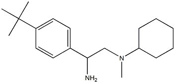 N-[2-amino-2-(4-tert-butylphenyl)ethyl]-N-methylcyclohexanamine Structure