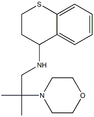 N-[2-methyl-2-(morpholin-4-yl)propyl]-3,4-dihydro-2H-1-benzothiopyran-4-amine 구조식 이미지