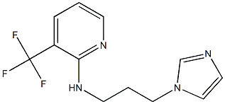 N-[3-(1H-imidazol-1-yl)propyl]-3-(trifluoromethyl)pyridin-2-amine 구조식 이미지