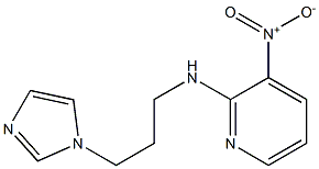 N-[3-(1H-imidazol-1-yl)propyl]-3-nitropyridin-2-amine Structure