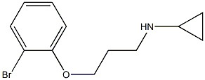 N-[3-(2-bromophenoxy)propyl]cyclopropanamine Structure