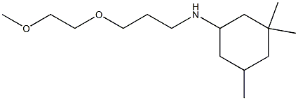 N-[3-(2-methoxyethoxy)propyl]-3,3,5-trimethylcyclohexan-1-amine 구조식 이미지