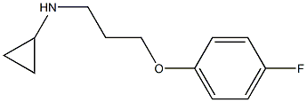 N-[3-(4-fluorophenoxy)propyl]cyclopropanamine Structure