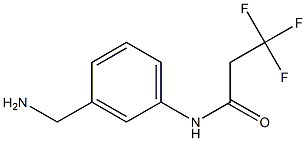 N-[3-(aminomethyl)phenyl]-3,3,3-trifluoropropanamide 구조식 이미지