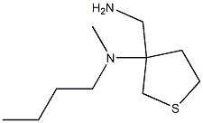 N-[3-(aminomethyl)tetrahydrothien-3-yl]-N-butyl-N-methylamine 구조식 이미지