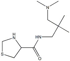 N-[3-(dimethylamino)-2,2-dimethylpropyl]-1,3-thiazolidine-4-carboxamide Structure