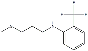 N-[3-(methylsulfanyl)propyl]-2-(trifluoromethyl)aniline Structure