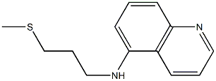 N-[3-(methylsulfanyl)propyl]quinolin-5-amine Structure