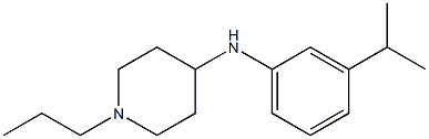 N-[3-(propan-2-yl)phenyl]-1-propylpiperidin-4-amine Structure