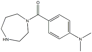 N-[4-(1,4-diazepan-1-ylcarbonyl)phenyl]-N,N-dimethylamine 구조식 이미지