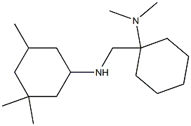 N-{[1-(dimethylamino)cyclohexyl]methyl}-3,3,5-trimethylcyclohexan-1-amine 구조식 이미지