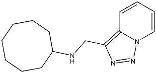 N-{[1,2,4]triazolo[3,4-a]pyridin-3-ylmethyl}cyclooctanamine Structure