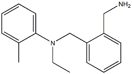 N-{[2-(aminomethyl)phenyl]methyl}-N-ethyl-2-methylaniline Structure