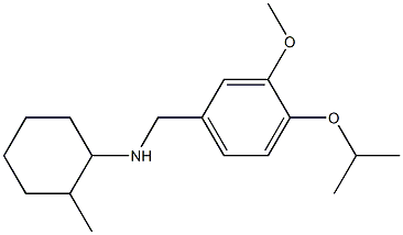 N-{[3-methoxy-4-(propan-2-yloxy)phenyl]methyl}-2-methylcyclohexan-1-amine 구조식 이미지