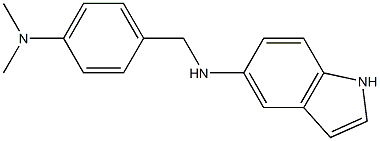 N-{[4-(dimethylamino)phenyl]methyl}-1H-indol-5-amine 구조식 이미지