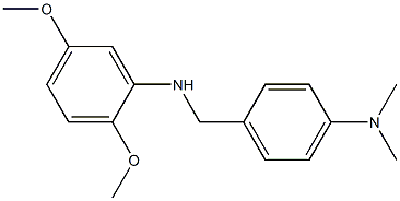 N-{[4-(dimethylamino)phenyl]methyl}-2,5-dimethoxyaniline 구조식 이미지