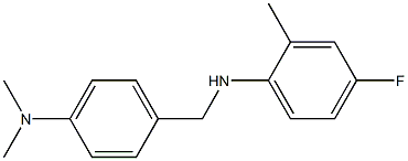 N-{[4-(dimethylamino)phenyl]methyl}-4-fluoro-2-methylaniline Structure