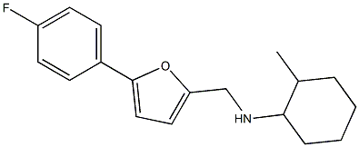 N-{[5-(4-fluorophenyl)furan-2-yl]methyl}-2-methylcyclohexan-1-amine Structure