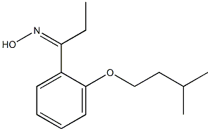 N-{1-[2-(3-methylbutoxy)phenyl]propylidene}hydroxylamine 구조식 이미지