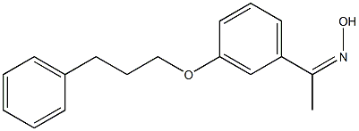 N-{1-[3-(3-phenylpropoxy)phenyl]ethylidene}hydroxylamine 구조식 이미지