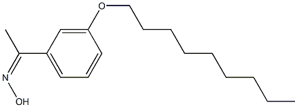 N-{1-[3-(nonyloxy)phenyl]ethylidene}hydroxylamine 구조식 이미지