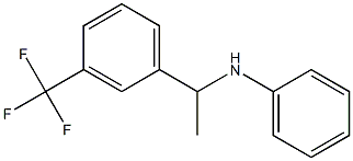 N-{1-[3-(trifluoromethyl)phenyl]ethyl}aniline 구조식 이미지