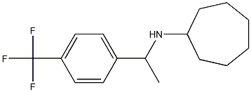 N-{1-[4-(trifluoromethyl)phenyl]ethyl}cycloheptanamine Structure