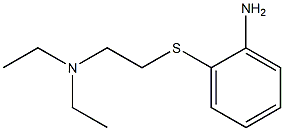 N-{2-[(2-aminophenyl)thio]ethyl}-N,N-diethylamine 구조식 이미지