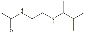 N-{2-[(3-methylbutan-2-yl)amino]ethyl}acetamide 구조식 이미지