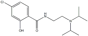 N-{2-[bis(propan-2-yl)amino]ethyl}-4-chloro-2-hydroxybenzamide Structure