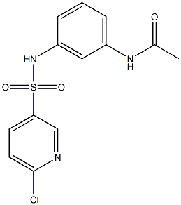 N-{3-[(6-chloropyridine-3-)sulfonamido]phenyl}acetamide Structure