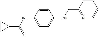 N-{4-[(pyridin-2-ylmethyl)amino]phenyl}cyclopropanecarboxamide Structure