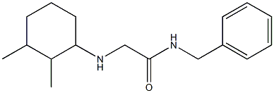 N-benzyl-2-[(2,3-dimethylcyclohexyl)amino]acetamide 구조식 이미지