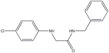 N-benzyl-2-[(4-chlorophenyl)amino]acetamide 구조식 이미지